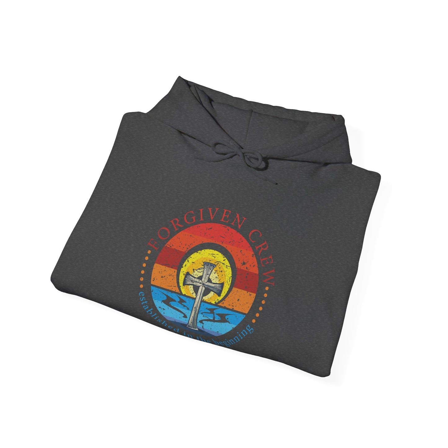 Forgiven Crew Sun Cross Mens Hoodie M-H
